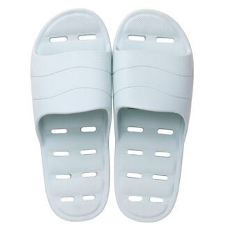 Plastic thick soft bottom leaking household slippers