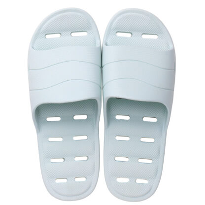 Plastic thick soft bottom leaking household slippers