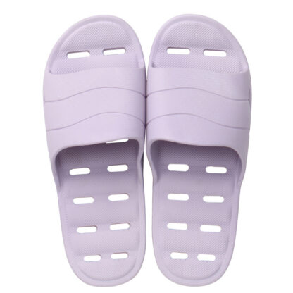 Plastic thick soft bottom leaking household slippers - Image 5