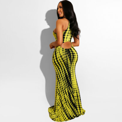 Tie Dye Printed Long Dress - Image 6
